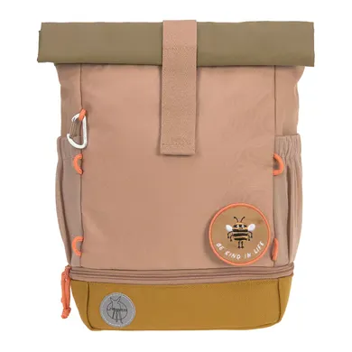 Kinderrucksäcke, LÄSSIG, Braun – Besonderheit: flexible Rolltop Öffnung