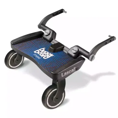 Buggyboards, Lascal, Blau – Besonderheit: große Räder mit Leuchtstreifen