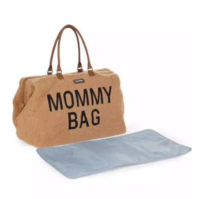 Wickeltaschen, CHILDHOME, Braun – Besonderheit: inkl. Wickelunterlage & Schultergurt