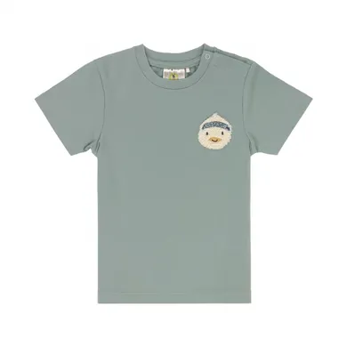 Kurzarmshirts, LÄSSIG, Grün – Besonderheit: aus 95% Baumwolle