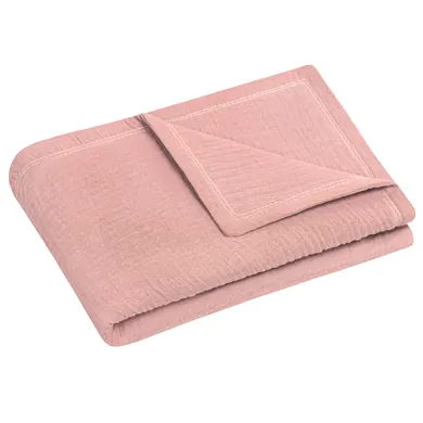 Kuscheldecken, Zöllner, Pink – Besonderheit: aus 100% Baumwollmusselin