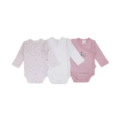 Wickelbodys, LITTLE ONE, Pink – Besonderheit: aus 100% Baumwolle