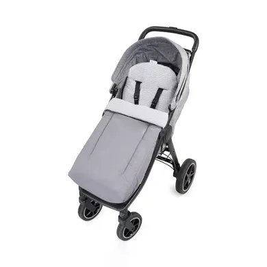Sommerfußsäcke, Liebes vPriebes, Grau – Besonderheit: pflegeleichter Universalfußsack für Kinderwagenwannen, Sportwagen, Buggys und Fahrradanhänger