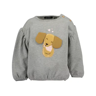 Pullover & Sweatshirts, blue seven, Grau – Besonderheit: aus 100% Baumwolle