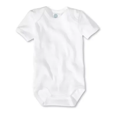 Kurzarmbodys, Sanetta, Weiß – Besonderheit: Feinripp-Qualität aus 100% Organic Cotton