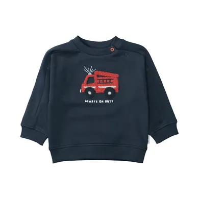 Pullover & Sweatshirts, STACCATO, Blau – Besonderheit: aus 100% Baumwolle
