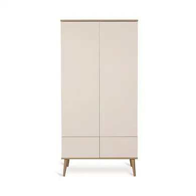 Kleiderschränke, Quax, Beige – Besonderheit: modernes, griffloses Design mit Push-System