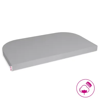 Spannbettlaken, babybay, Grau – Besonderheit: passend für Modell Maxi, Midi, Boxspring & Comfort