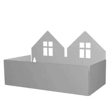Wanddeko, Roommate, Grau – Besonderheit: vielseitig verwendbar