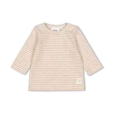 Langarmshirts, FEETJE, Beige – Besonderheit: aus 75% Baumwolle