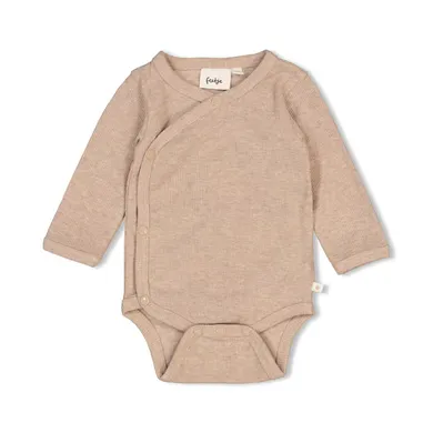 Wickelbodys, FEETJE, Beige – Besonderheit: aus 75% Baumwolle