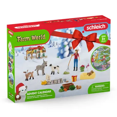 Adventskalender, Schleich, Mehrfarbig – Besonderheit: 24 detailgetreue Überraschungen