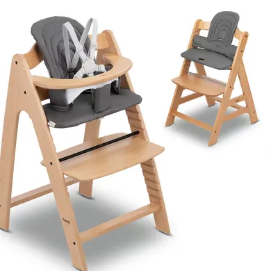 Sitzverkleinerer, hauck, Grau – Besonderheit: 2in1-Funktion: mit und ohne Hochstuhl Babysitz nutzbar