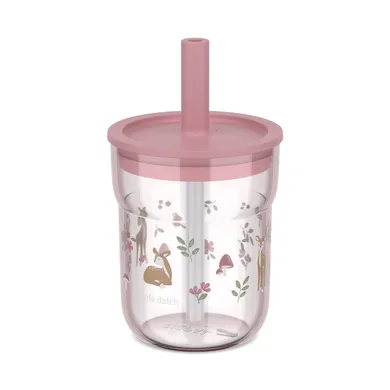 Strohhalmbecher, MEPAL, Pink – Besonderheit: ca. 250 ml Fassungsvermögen