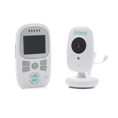 Video Babyphone, fillikid, Weiß – Besonderheit: Videofunktion mit Nachtsichtmodus