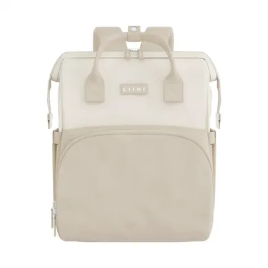 Wickeltaschen, LIINI, Beige – Besonderheit: viele praktische Aufbewahrungsbereiche