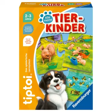 Puzzle, Tiptoi, Mehrfarbig – Besonderheit: 9 Tier-Puzzlepaare