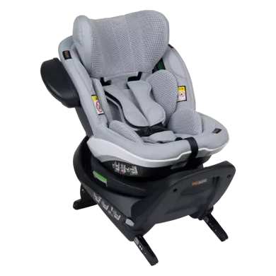 Reboarder 0-18 kg, Gruppe 0+/1, BeSafe, Grau – Besonderheit: 360° Drehfunktion mit Universal Level Technology™