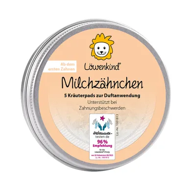 Hausapotheke, Löwenkind, Mehrfarbig – Besonderheit: enthält 5 wiederverwendbare Kräuterpads