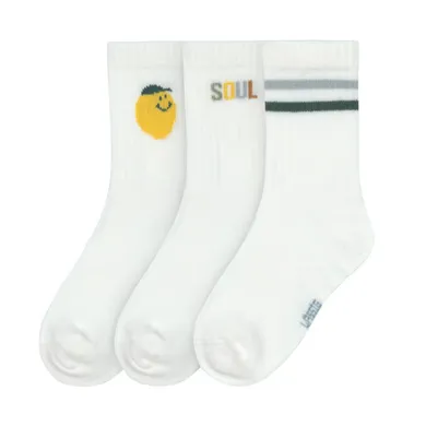 Socken & Strumpfhosen, LÄSSIG, Weiß – Besonderheit: hoher Anteil an Bio-Baumwolle