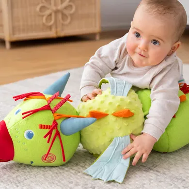 Babyspielzeug, HABA, Grün – Besonderheit: schult die Feinmotorik