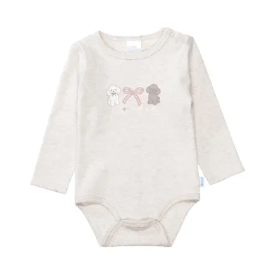 Langarmbodys, LITTLE ONE, Beige – Besonderheit: aus 100% Bio-Baumwolle