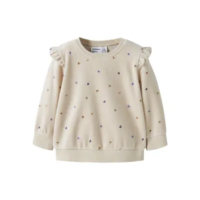 Pullover & Sweatshirts, name it, Beige – Besonderheit: aus 80% Baumwolle