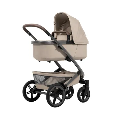 Kombi-Kinderwagen, JOOLZ, Beige – Besonderheit: geeignet für jedes Gelände dank 2 stufiger Federung & großer Reifen