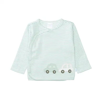 Wickelshirt, LITTLE ONE, Grün – Besonderheit: aus 95% Bio-Baumwolle
