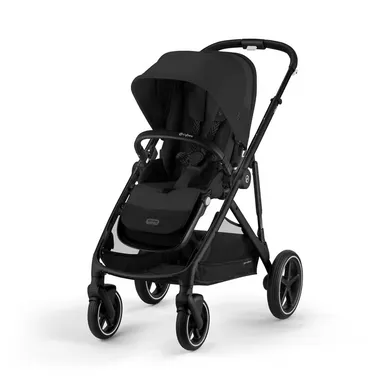 Sportwagen, cybex, Schwarz – Besonderheit: Kinderwagen für ein bis zwei Kinder ab Geburt bis max. je 22 kg (ca. 5 Jahre)