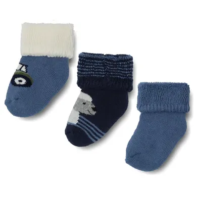 Socken & Strumpfhosen, LITTLE ONE, Blau – Besonderheit: praktischer 3er-Pack