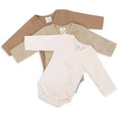 Wickelbodys, LITTLE ONE, Grau – Besonderheit: 100% Baumwolle