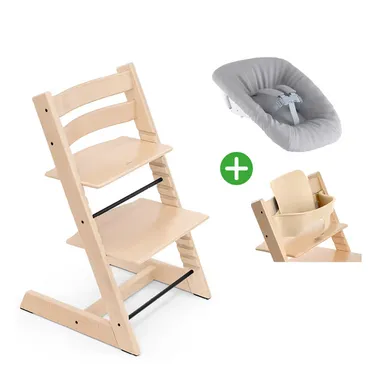 Treppenhochstühle, STOKKE, Beige – Besonderheit: Set bestehend aus Tripp Trapp Hochstuhl, Baby Set & Newborn Set
