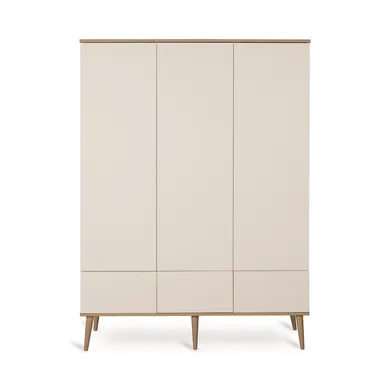 Kleiderschränke, Quax, Beige – Besonderheit: modernes Design durch grifflose Türen