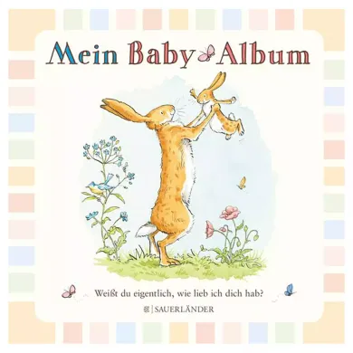 Babyalben, Sauerl. Verlag, Beige – Besonderheit: mit wattiertem Einband