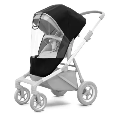 Regen- & Kälteschutz, THULE, Schwarz – Besonderheit: für den Thule Sleek Sitz