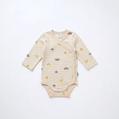 Wickelbodys, LITTLE ONE, Beige – Besonderheit: aus 95% Baumwolle