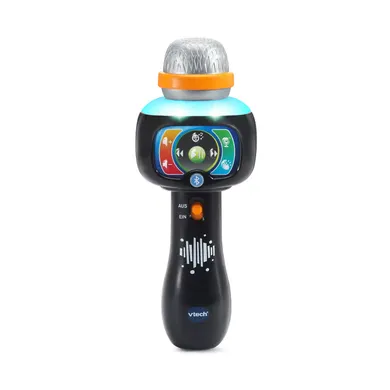 Elektronisches Spielzeug, vtech, Schwarz – Besonderheit: leuchtendes, interaktives Mikrofon, das zum Mitsingen einlädt und Gesang wiedergibt