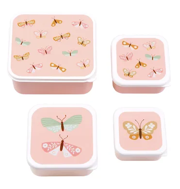 Brotdosen & Snackboxen, Lovely Company, Pink – Besonderheit: ineinander stapelbar