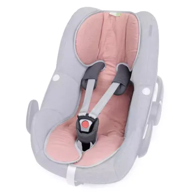 Bezüge & Auflagen, Liebes vPriebes, Pink – Besonderheit: Liebes von Priebes Sitzauflage für Babyschalen (Gruppe 0)