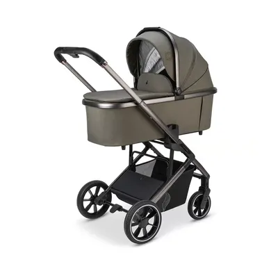 Kombi-Kinderwagen, osann, Grün – Besonderheit: inklusive Babywanne mit Matratze, Sportsitz und Regenverdeck