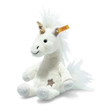 Kuscheltiere, Steiff, Weiß – Besonderheit: Einhorn zum Kuscheln und Spielen