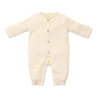Overalls, LITTLE DUTCH, Weiß – Besonderheit: aus hochwertigem Bio-Baumwoll-Mix