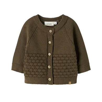 Sweat-, Fleece- & Strickjacken, Lil' Atelier, Braun – Besonderheit: aus 80% Baumwolle