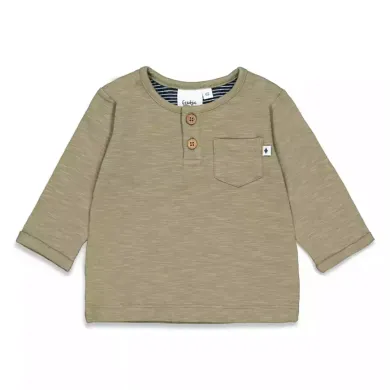 Langarmshirts, FEETJE, Grün – Besonderheit: Organic Cotton