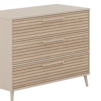 Wickelkommoden, PAIDI, Beige – Besonderheit: Kommode mit drei Schubkästen
