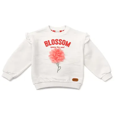 Pullover & Sweatshirts, LITTLE, Weiß – Besonderheit: aus 100% Baumwolle