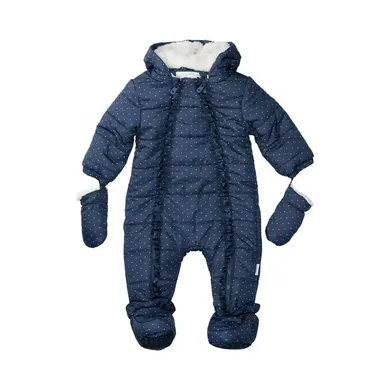 Schneeanzüge, STACCATO, Blau – Besonderheit: Reißverschluss mit Kinnschutz