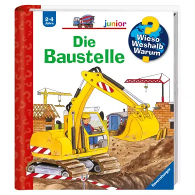 Kinderbücher, Ravensburger, Mehrfarbig – Besonderheit: erstes Sachwissen über die Baustelle