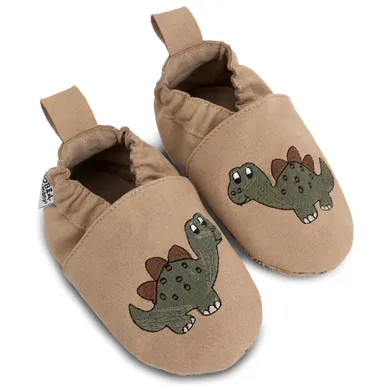 Krabbelschuhe, HOBEA, Beige – Besonderheit: aus 100% recyceltem Material